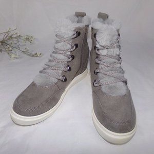 Madden Girl Pulley-Z Ankle Bootie Gray Size 6
